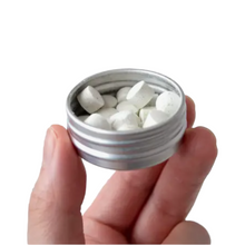 Load image into Gallery viewer, Travel Tin Toothpaste Tablets (Spearmint)