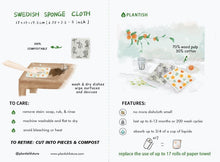 Load image into Gallery viewer, Swedish Sponge Cloth - Foxes