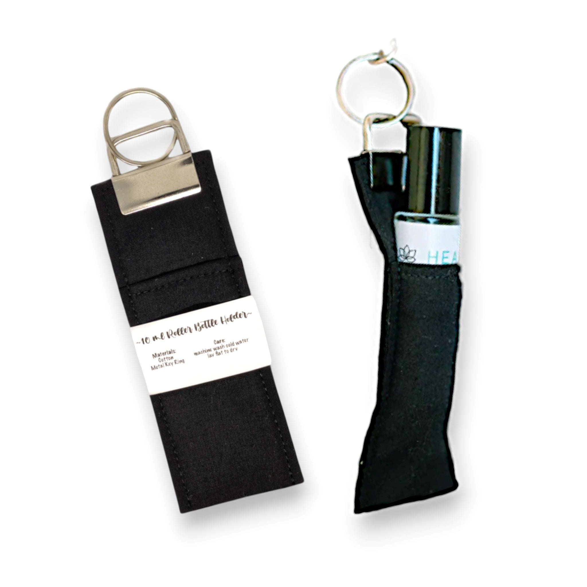 Roller Bottle Key Chain - Black – Eralume Inc.