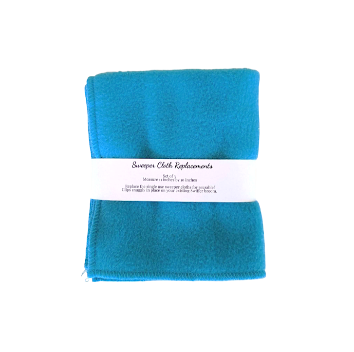 Sweeper Floor Mop Reusable Cloths - Teal